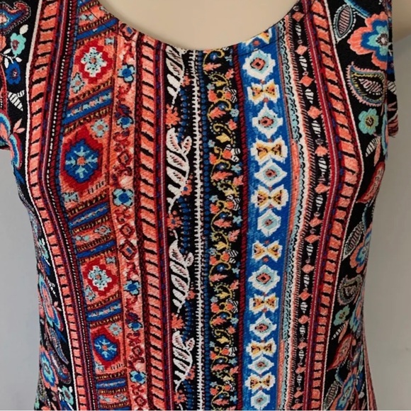 Ambience Multi Color Mini Dress - Picture 3 of 5